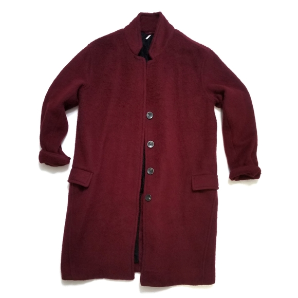 Free People Brushed Wool Coat - Picture 4 of 11